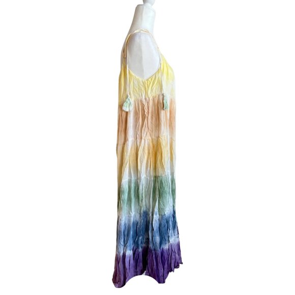 SALE!!!!! NWT Storia Rainbow Tie Dye Jumpsuit NWT - S, M, L - Picture 4 of 8